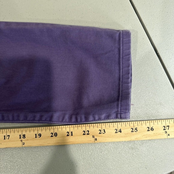 Tory‎ Burch Purple Jeans Women 29 Crop Alexa Cropped Preppy - Picture 11 of 15